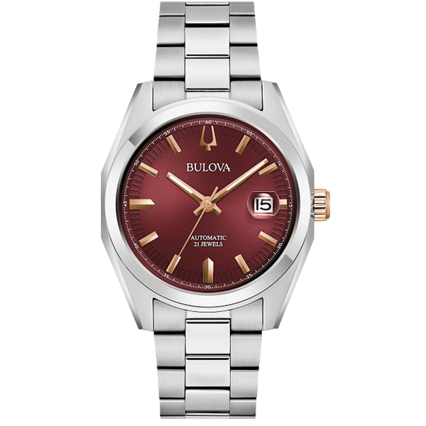 Bulova red face outlet watch