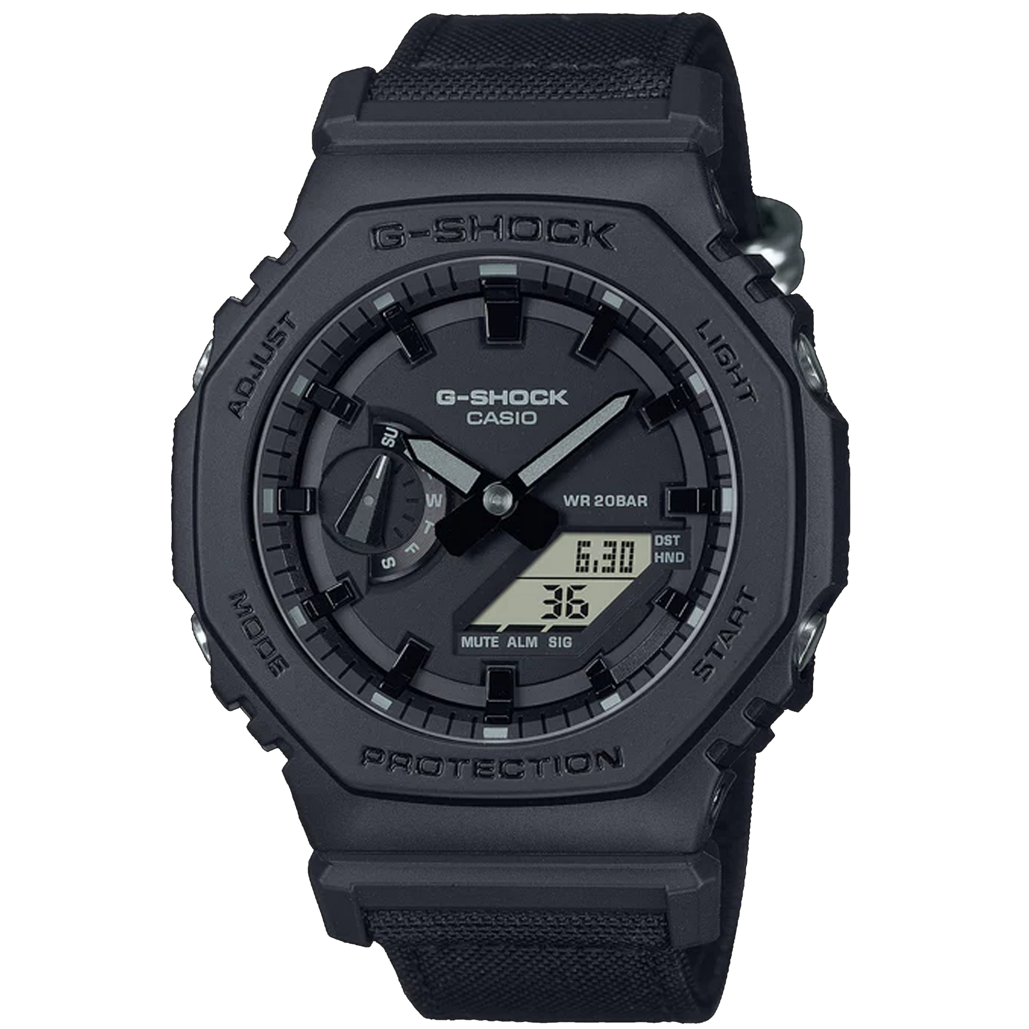 Casio G-Shock -  GA2100 Series - Black Cordura