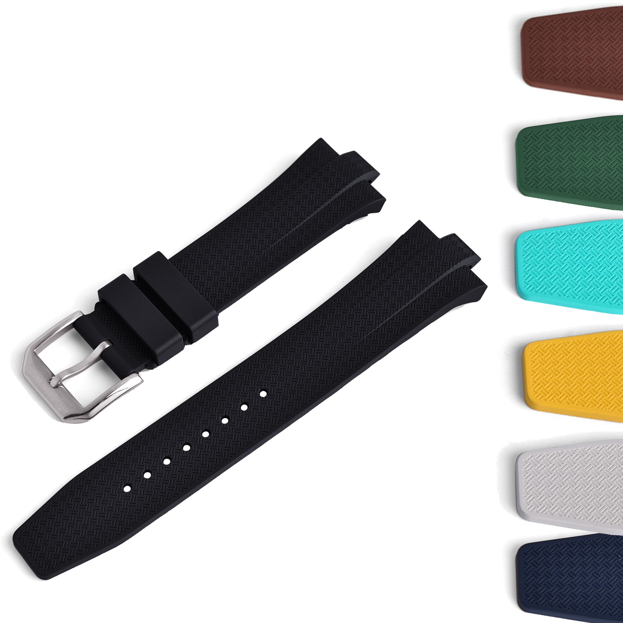 Halifax Watch Bands - Citizen Tsuyosa Fitted FKM Rubber