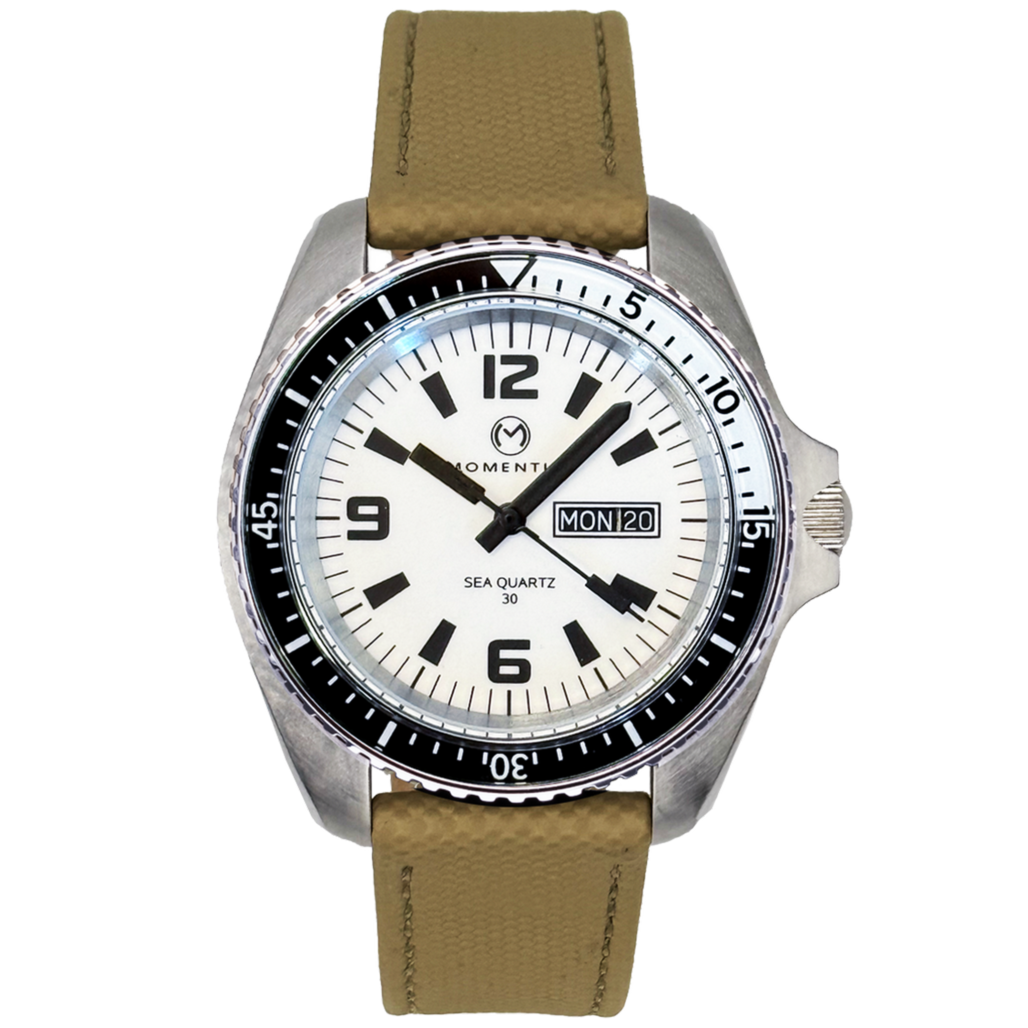 Momentum Sea Quartz 30 ‘Orca’ White Dial