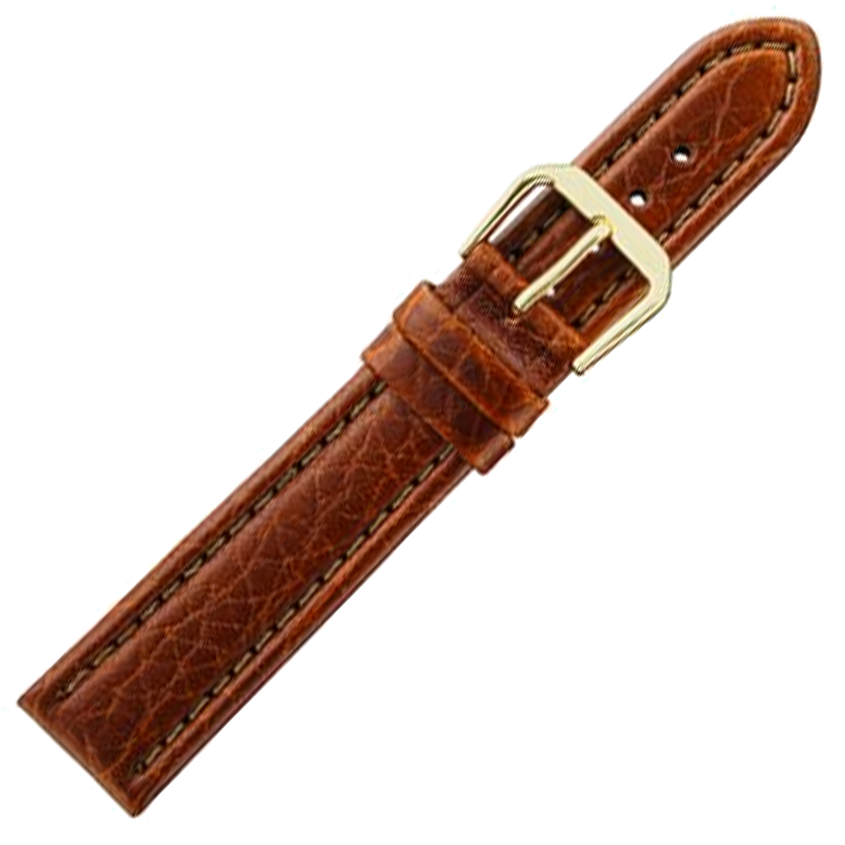 Alpine Watchstrap - Padded stitched Italian Leather