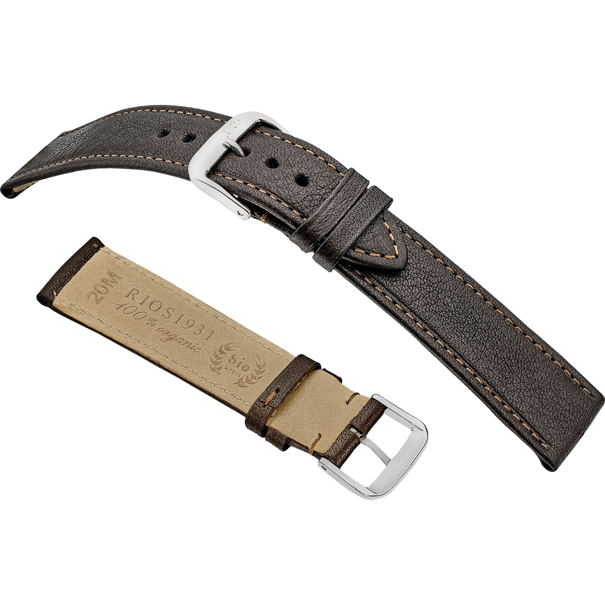 Rios 1931 Watch Bands - Waging - Genuine Certified Organic Leather