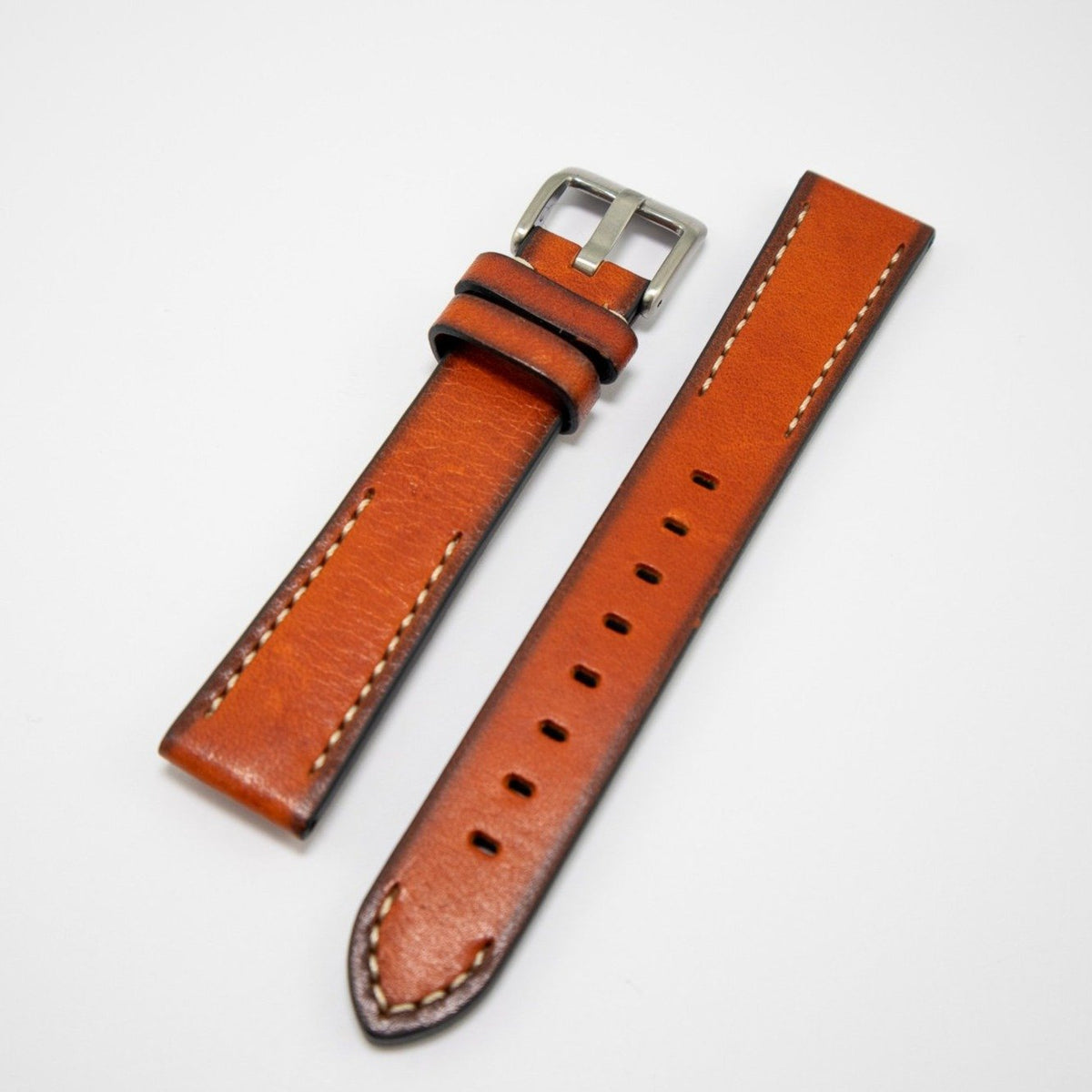 Alpine Watchstrap - Hand painted Leather
