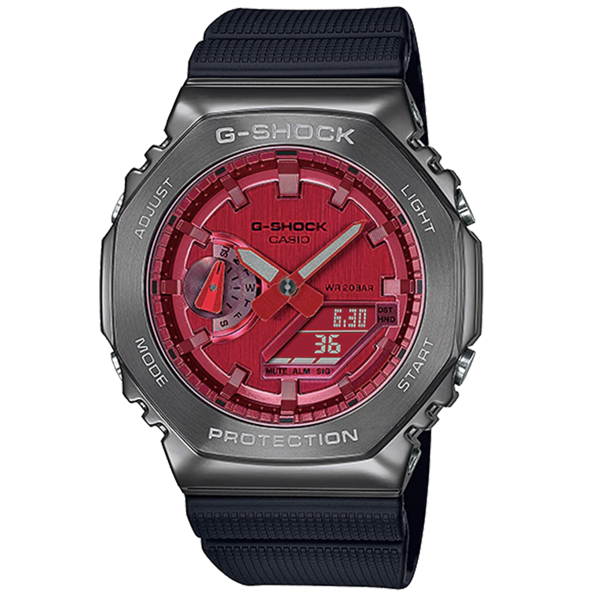 Casio G-Shock - GM2100 Series - Red - GM2100B-4A Casio G-Shock - GM2100 Series - Red - GM2100B-4A
