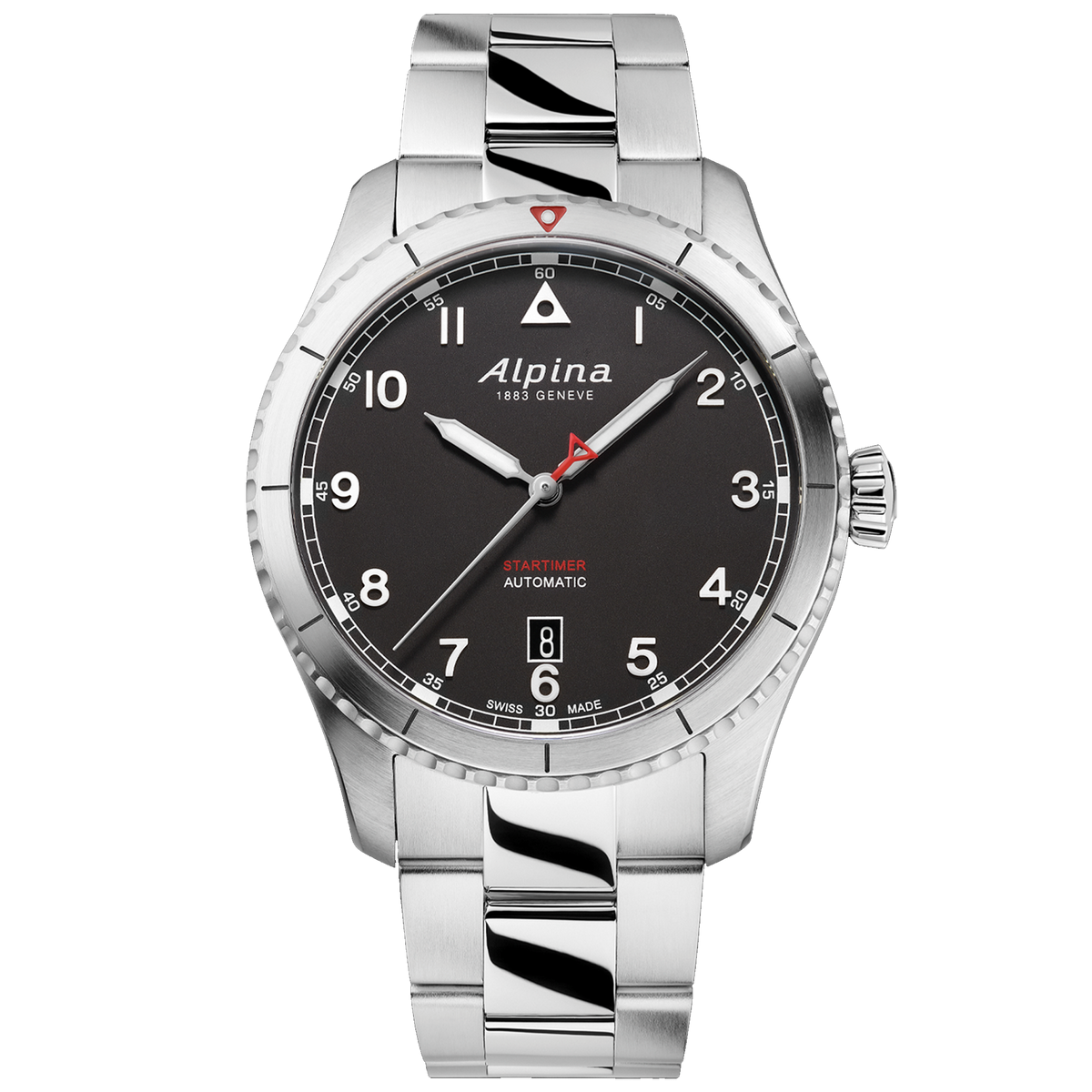 Alpina - STARTIMER Pilot Automatic 41mm - Black Dial