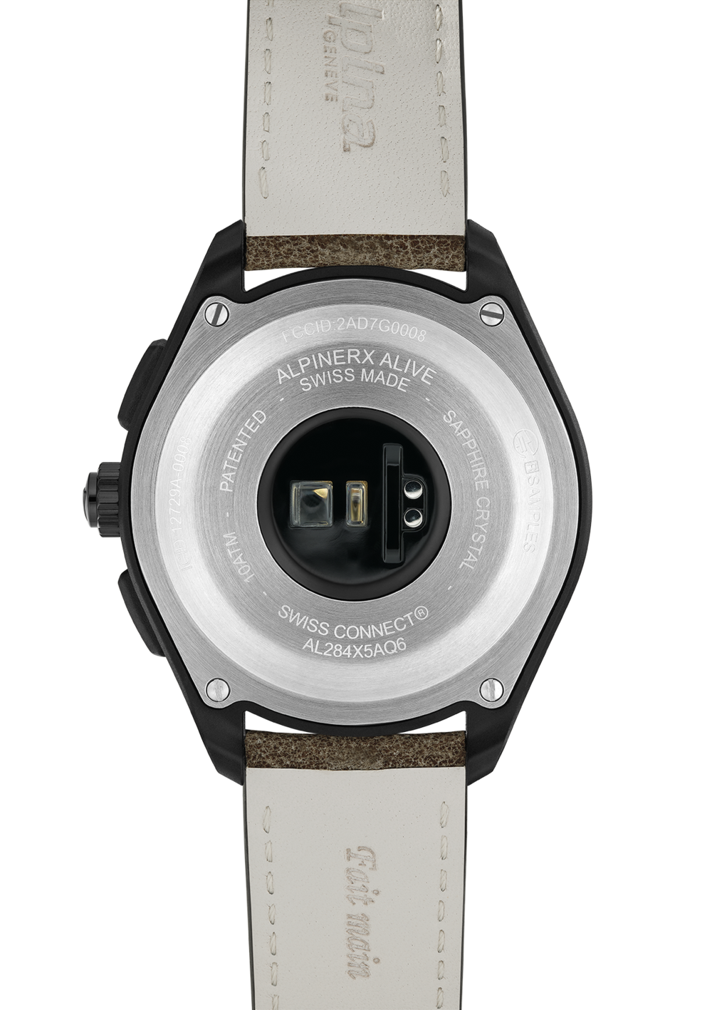 Alpina - AlpinerX Alive Outdoors Smartwatch - Black