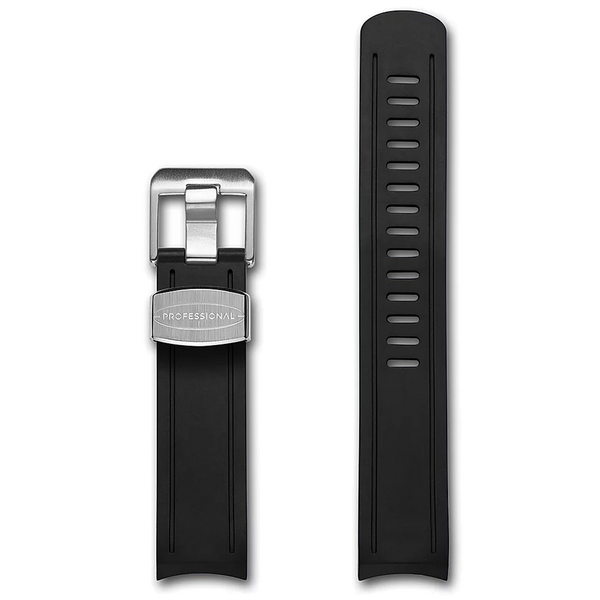 Crafter Blue Fitted End Rubber Strap for Seiko SUMO