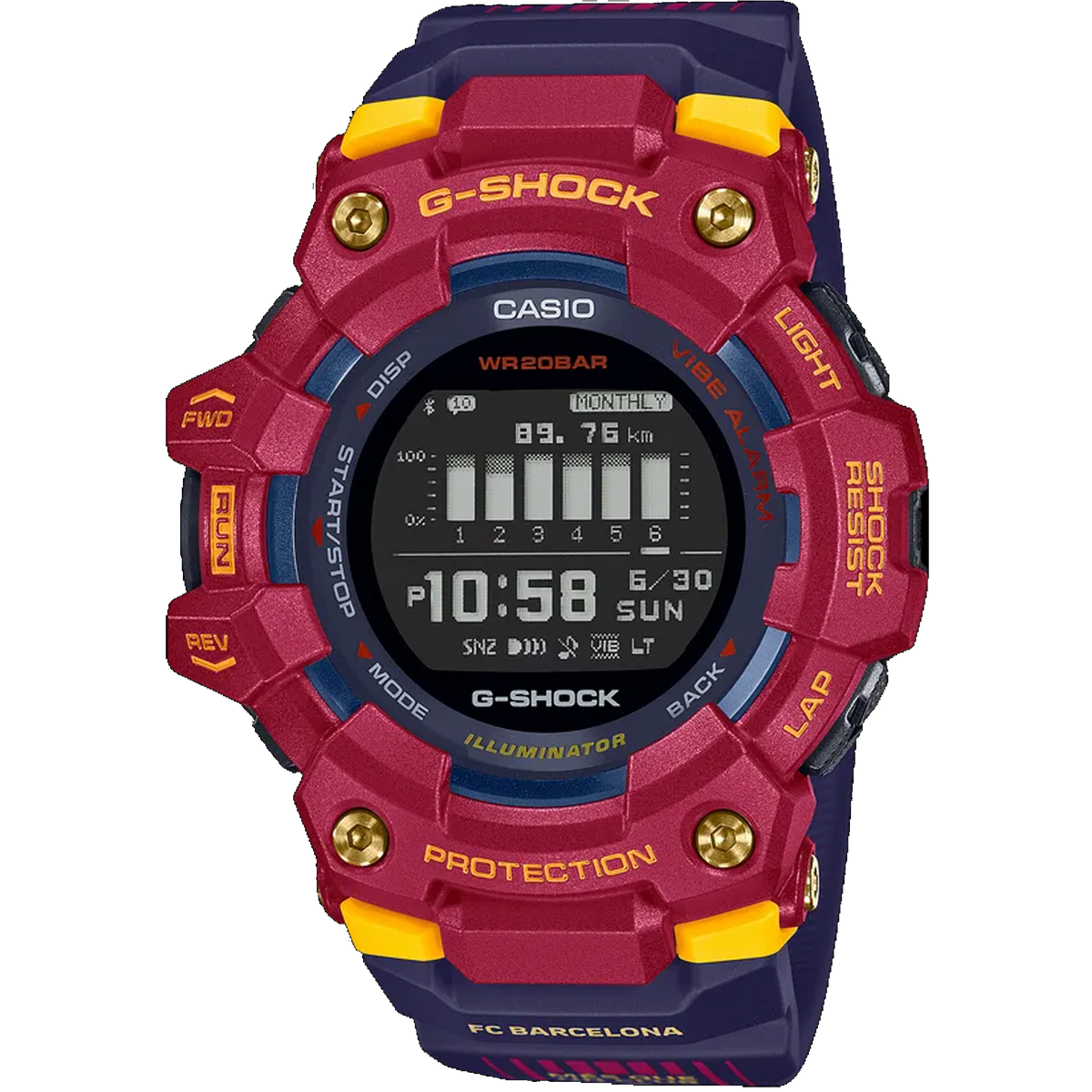 Casio G-Shock -  GBD100 Series - FC Barcelona