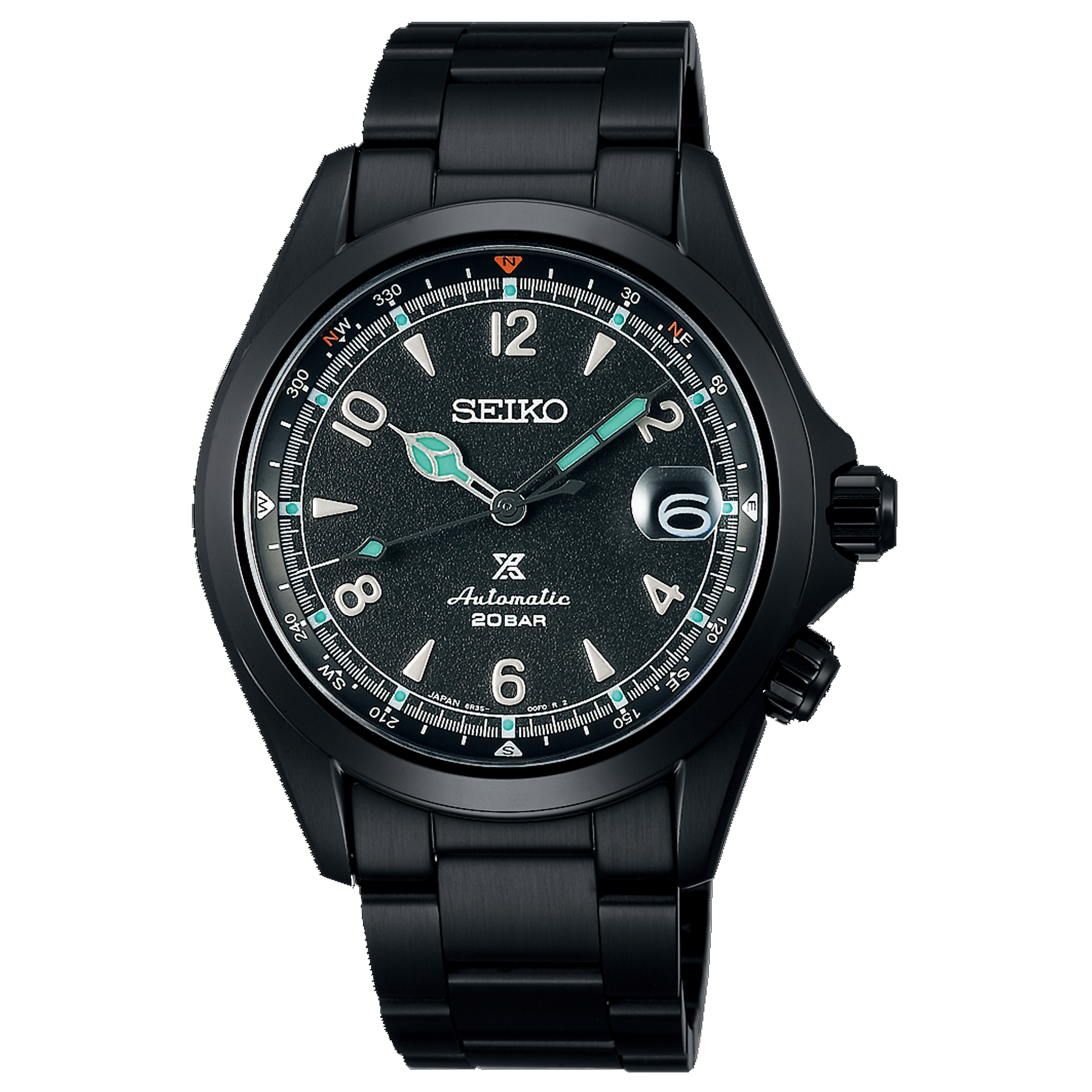Montre Seiko PROSPEX Alpinist Série noire SPB337J1
