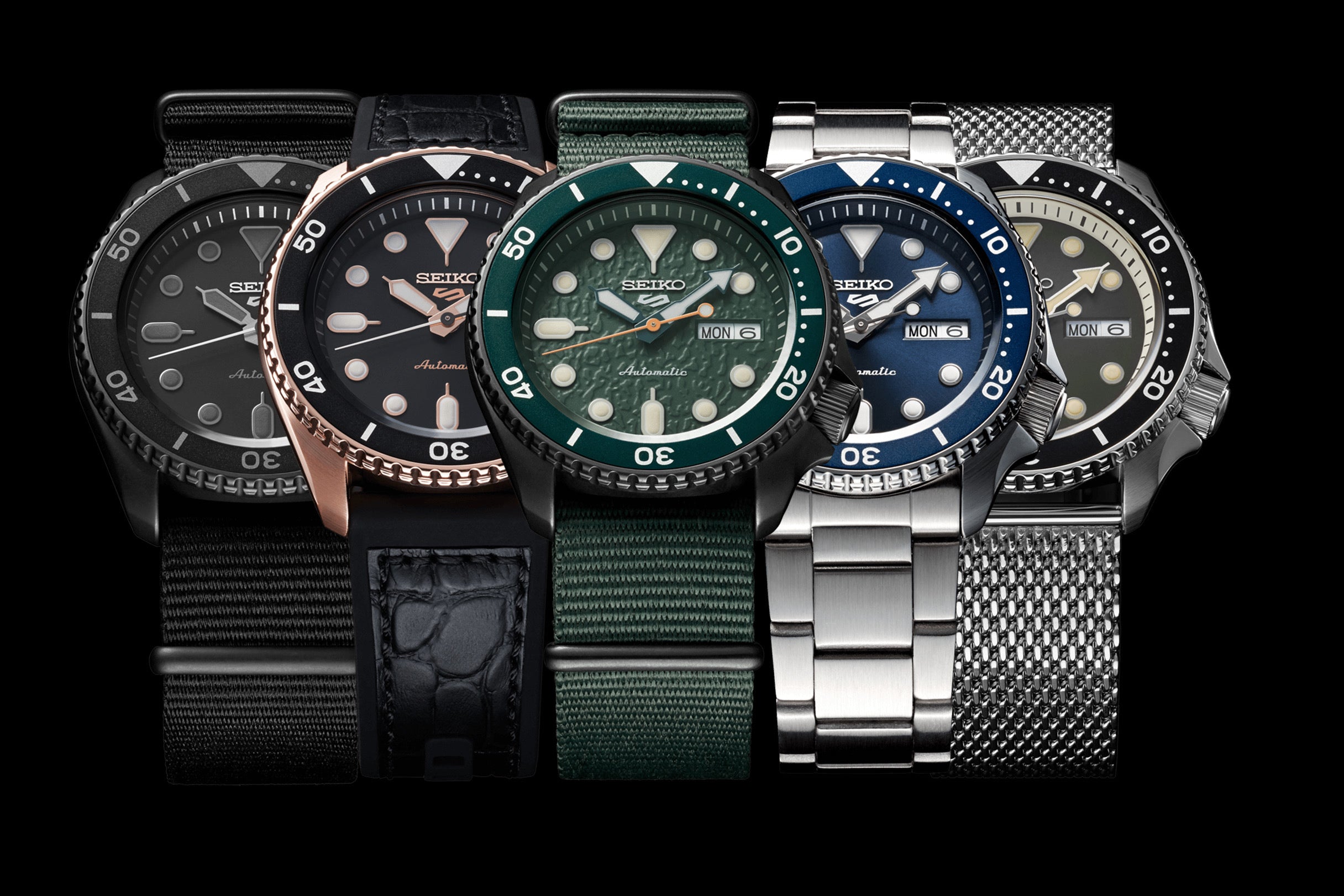 New seiko shop 5 sports automatic