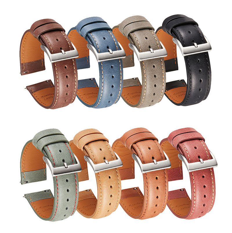 Halifax Watch Bands - Crazy Horse Leather