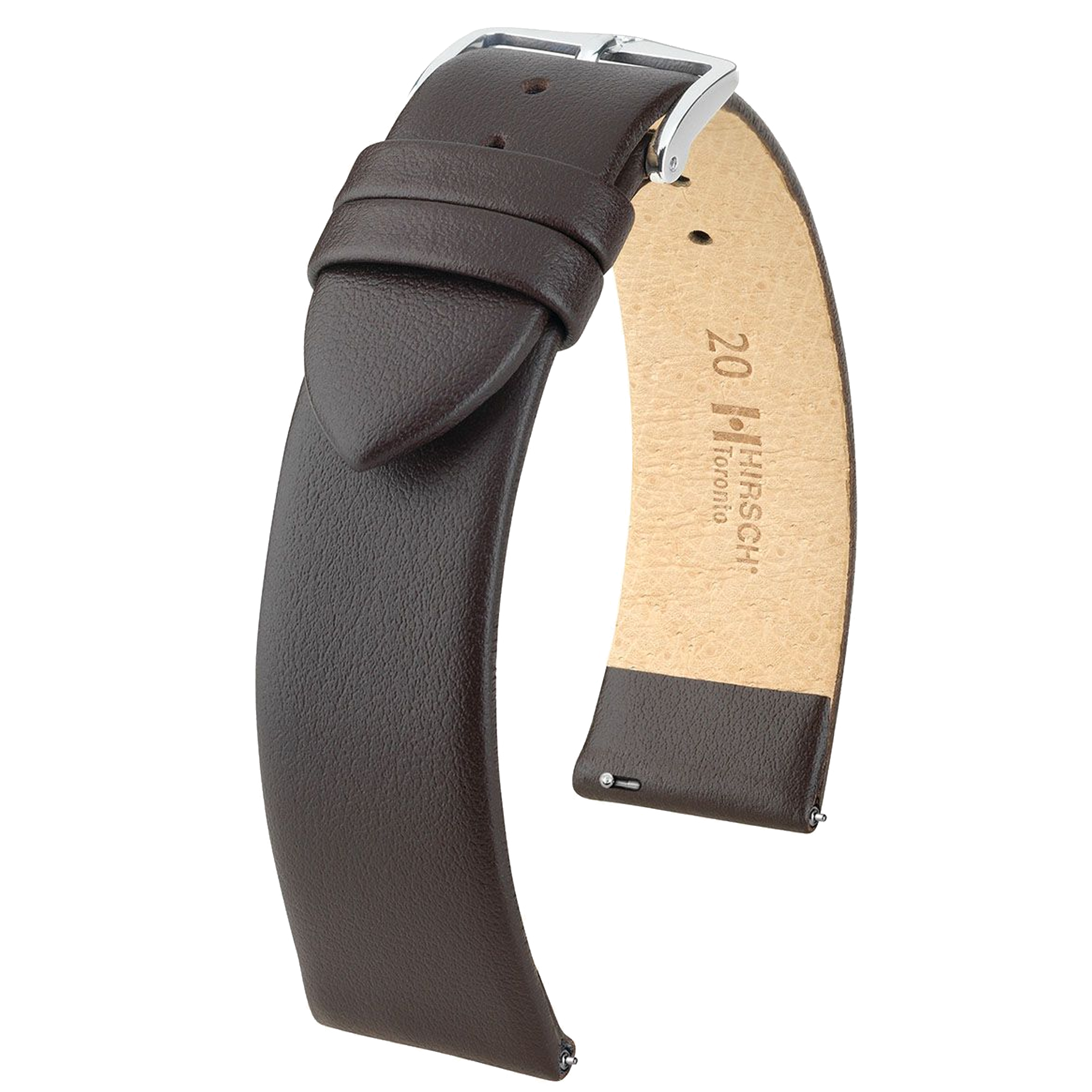 Leather watch strap online black