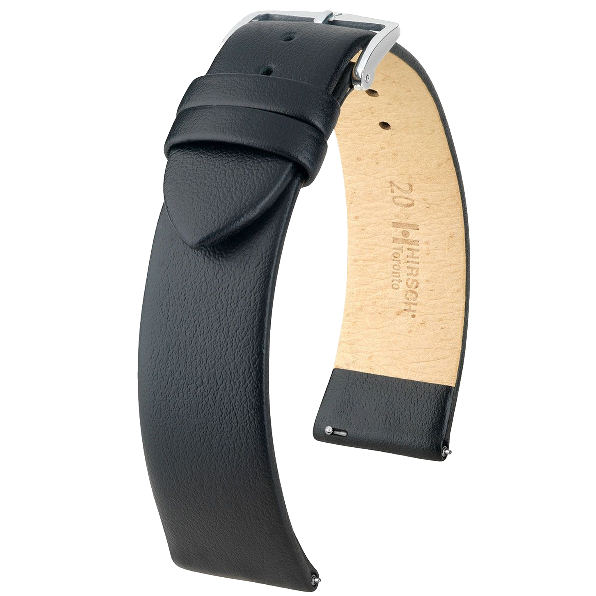 Hirsch Toronto Fine Grained Leather Watch Strap