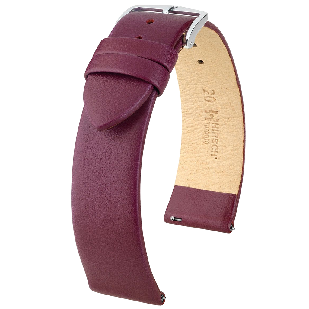 Hirsch Toronto Fine Grained Leather Watch Strap