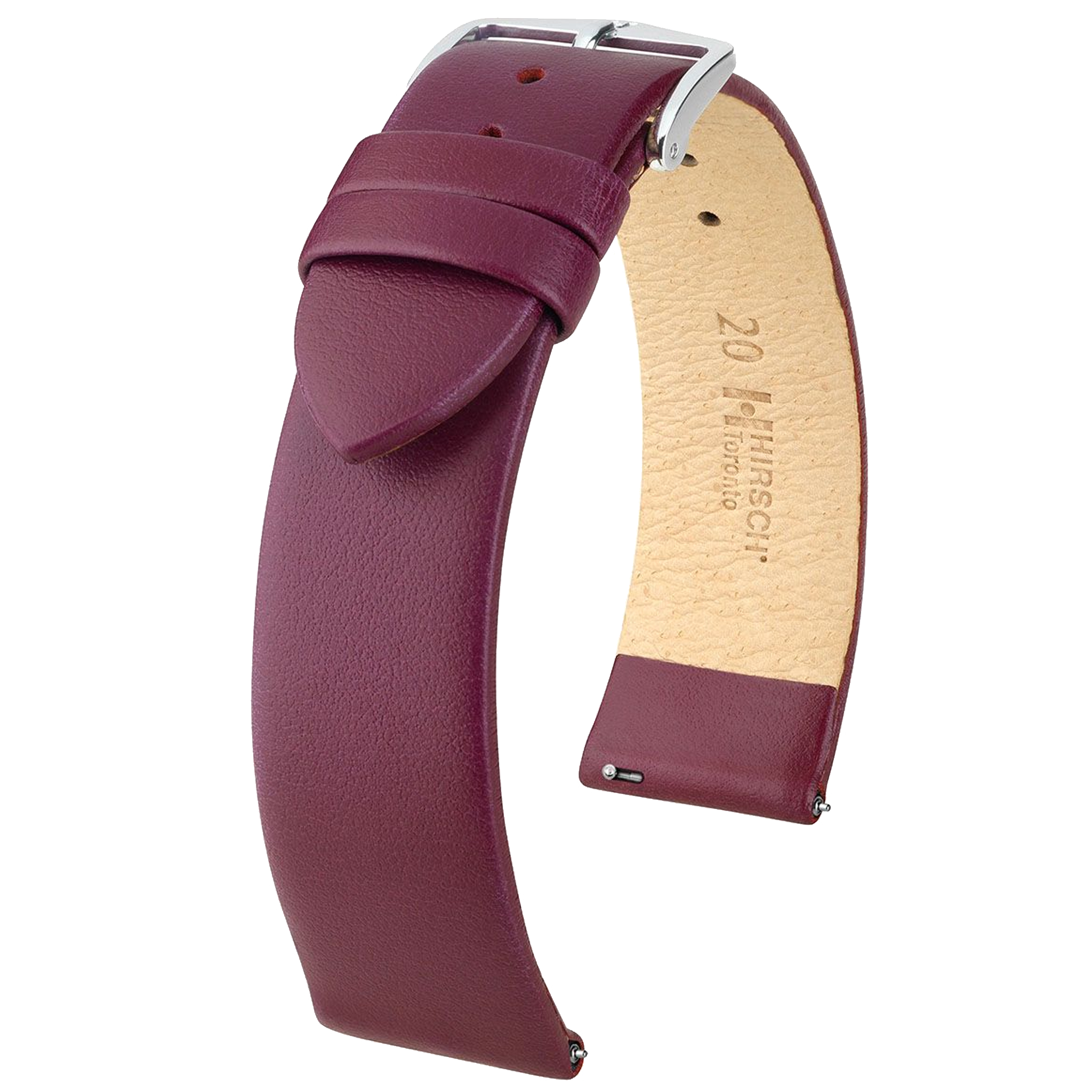 Hirsch Toronto Fine Grained Leather Watch Strap