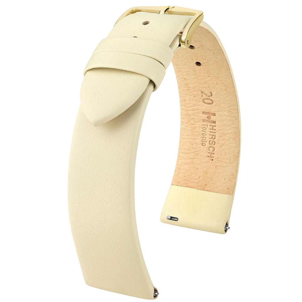 Hirsch Toronto Fine Grained Leather Watch Strap