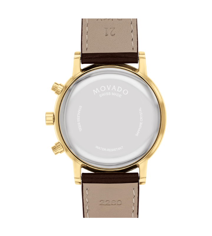 Movado Museum Sport 43 mm - Chronographe en bronze