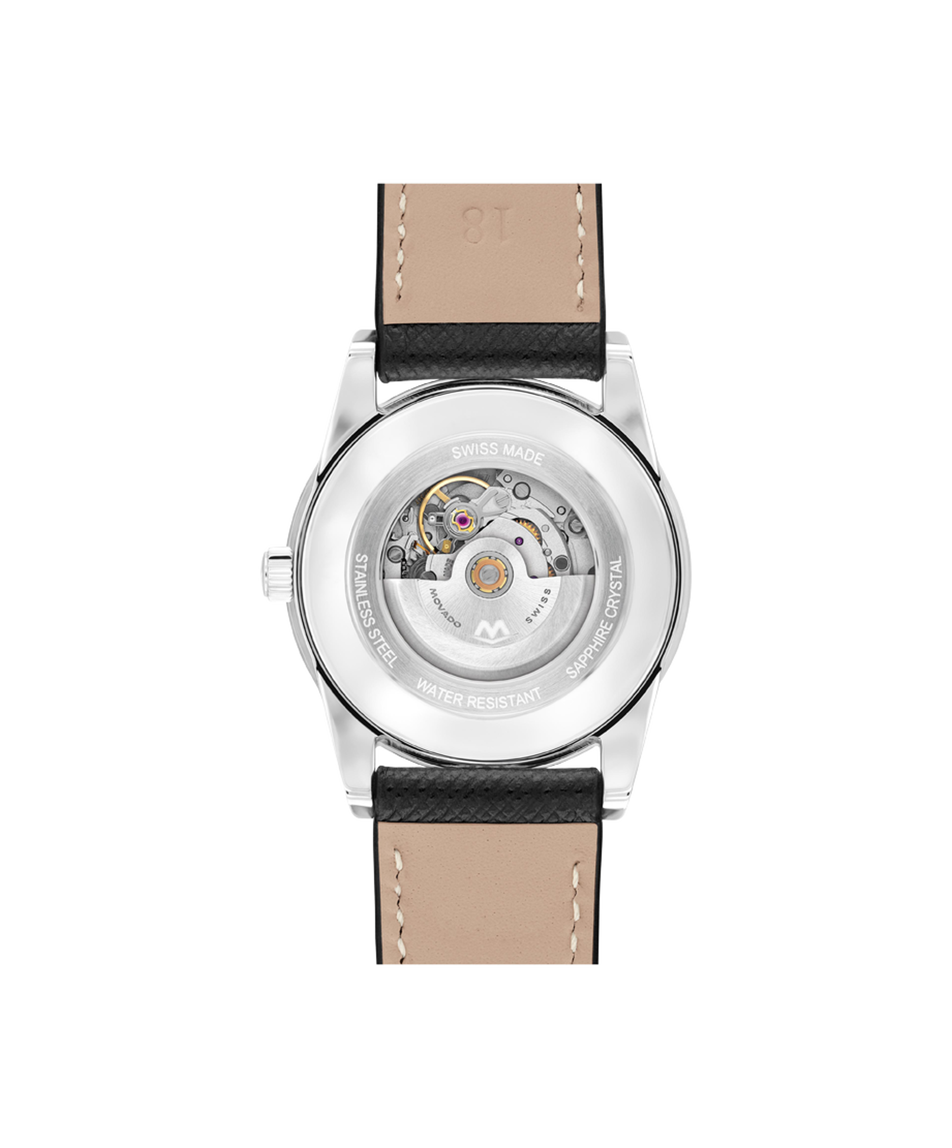 Movado Museum Classic 0608005 back view