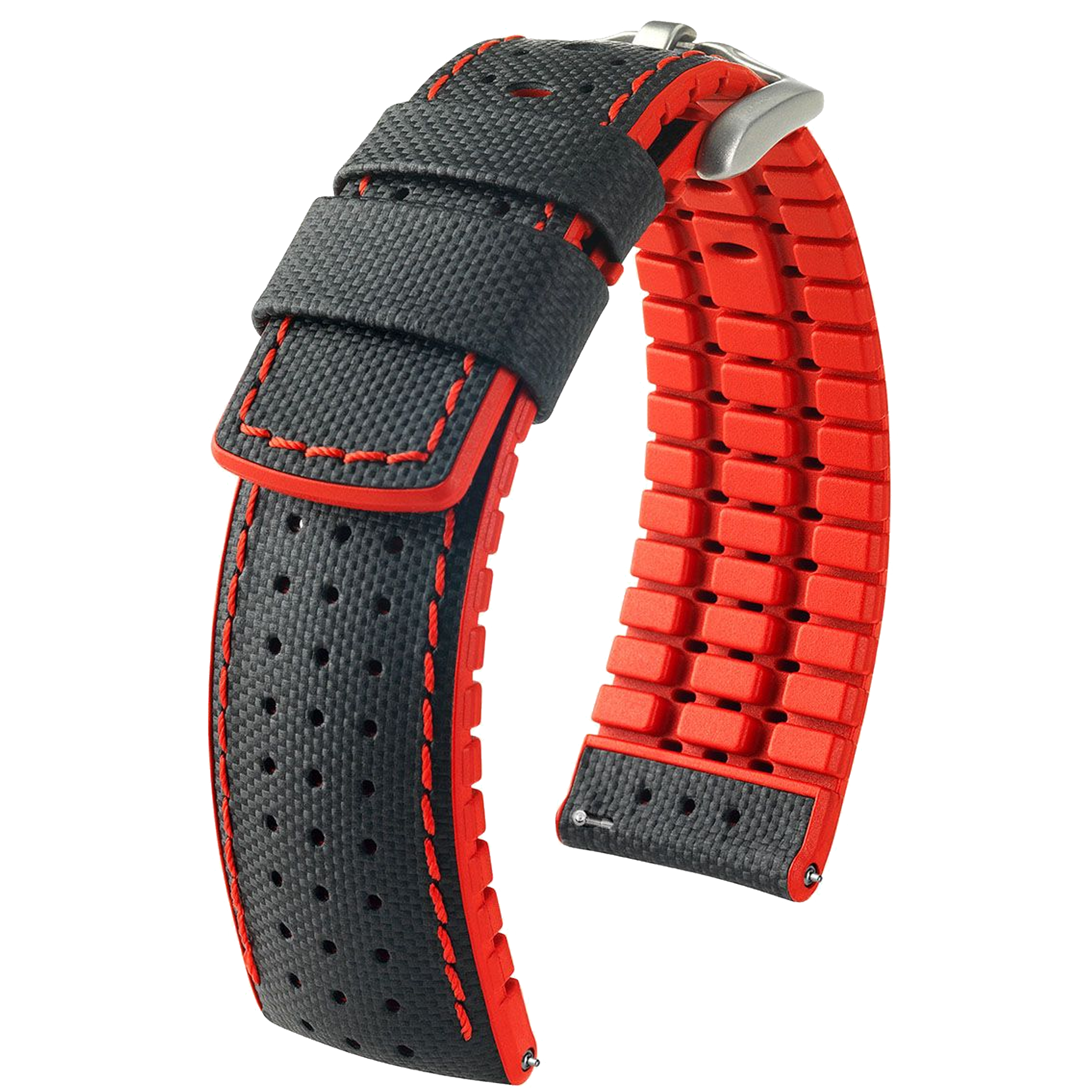 Hirsch ROBBY Sailcloth Effect Performance Watch Strap