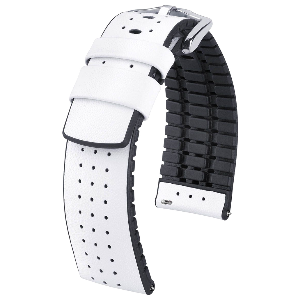 Hirsch TIGER Perforated Leather Performance Watch Strap