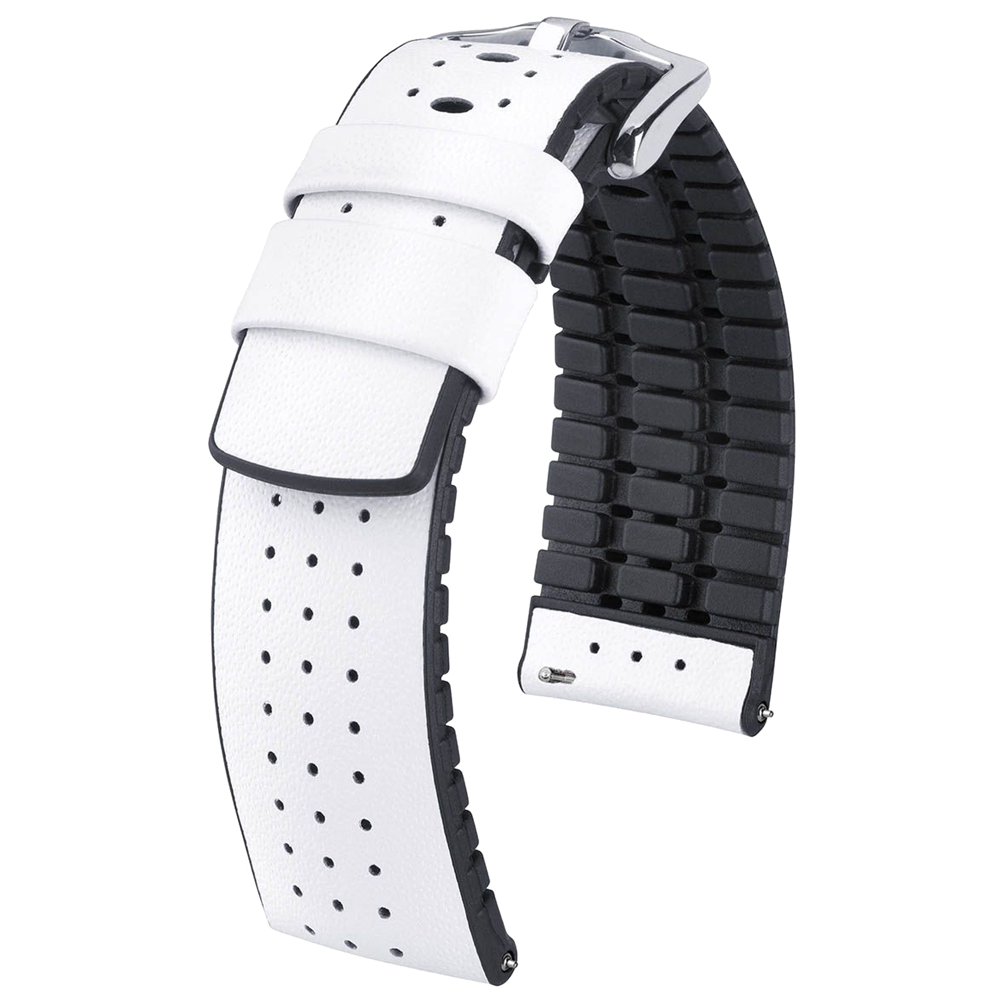 Hirsch TIGER Perforated Leather Performance Watch Strap