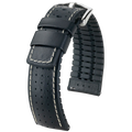 Hirsch TIGER Perforated Leather Performance Watch Strap
