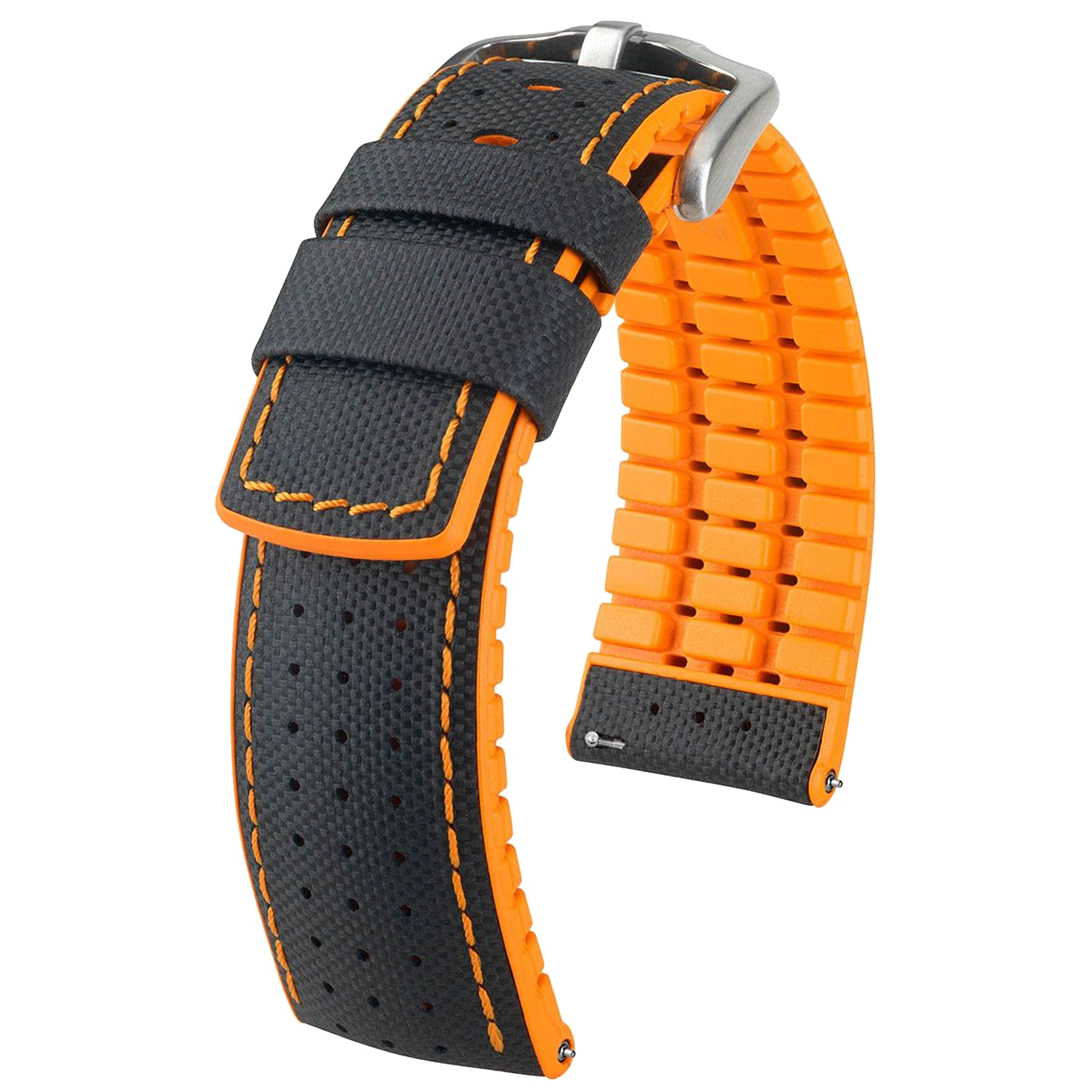 Hirsch ROBBY Sailcloth Effect Performance Watch Strap