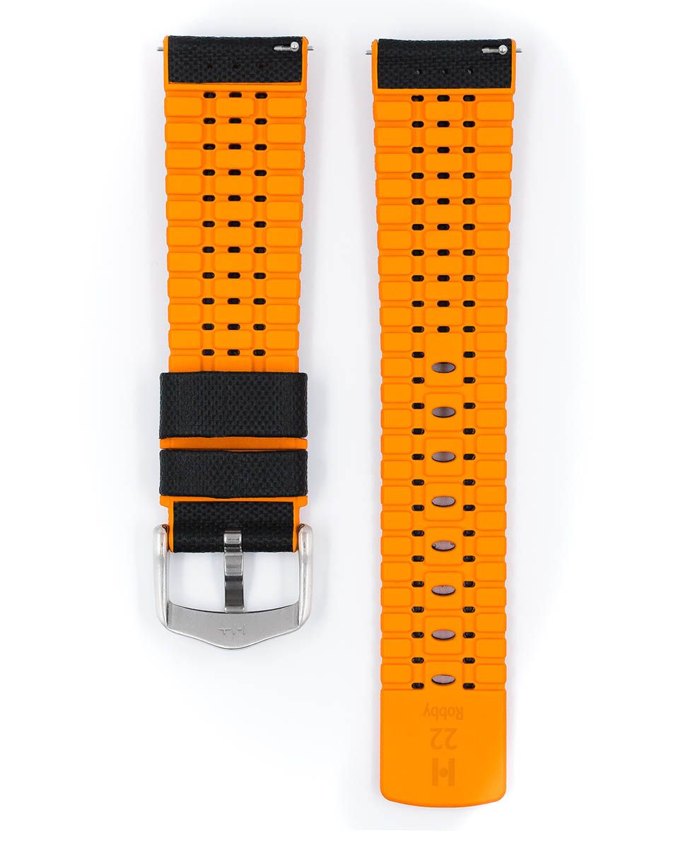 Hirsch ROBBY Sailcloth Effect Performance Watch Strap