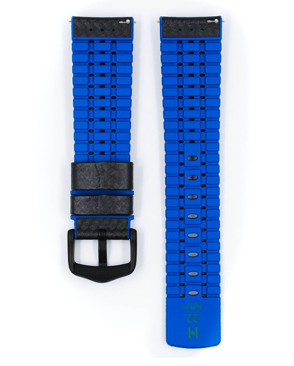Hirsch AYRTON Carbon Embossed Performance Watch Strap