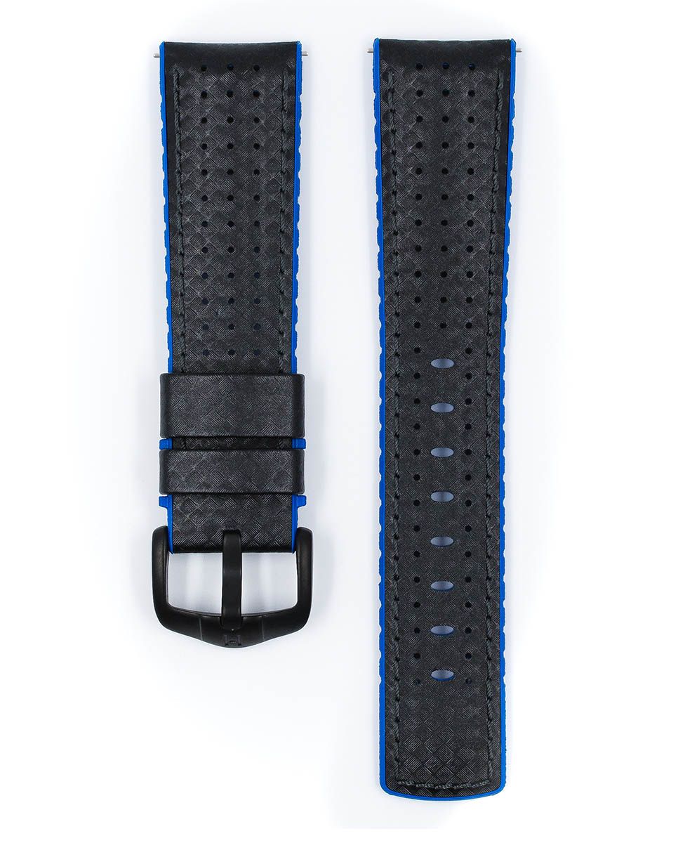 Hirsch AYRTON Carbon Embossed Performance Watch Strap