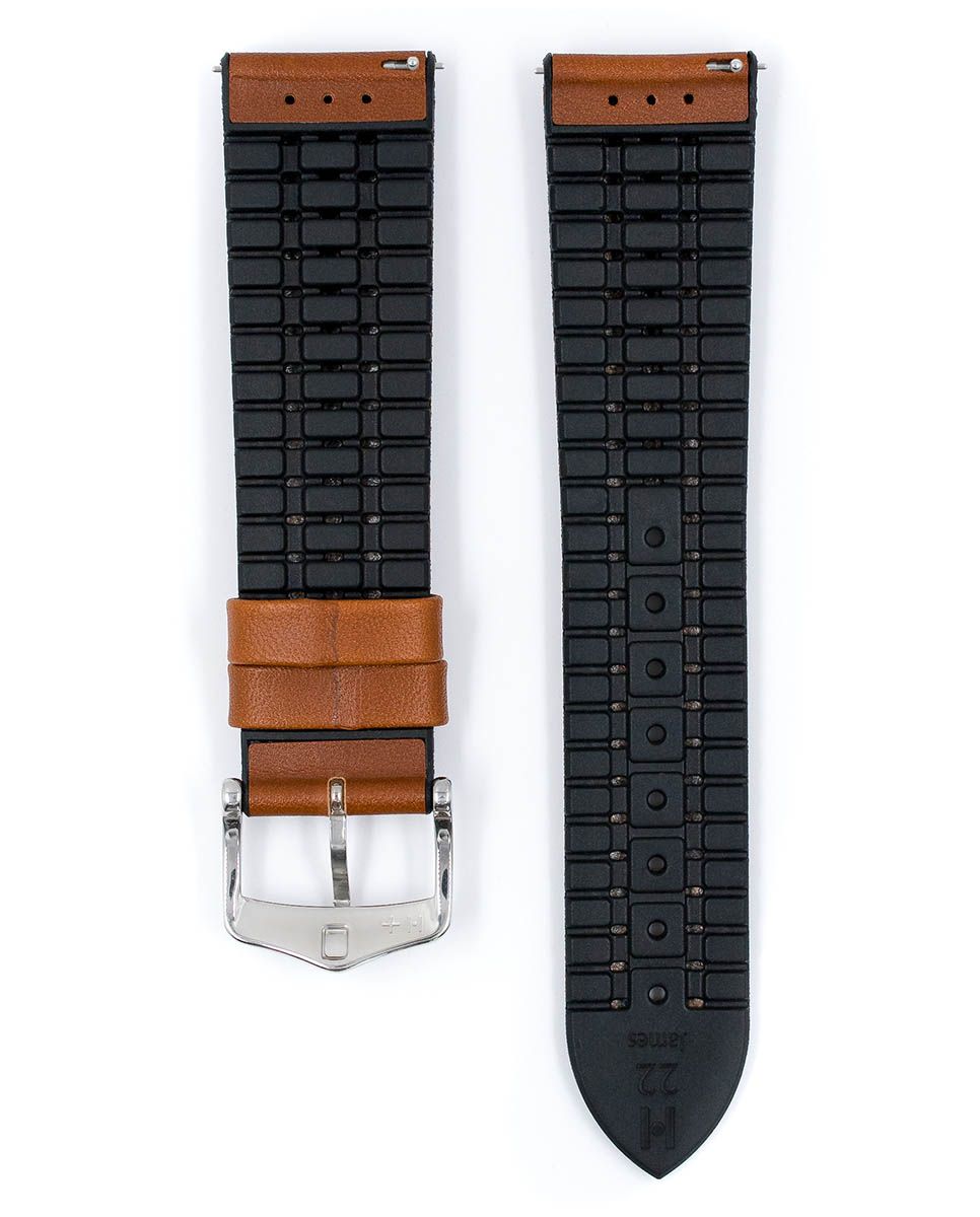 Hirsch JAMES Calf Leather Performance Watch Strap