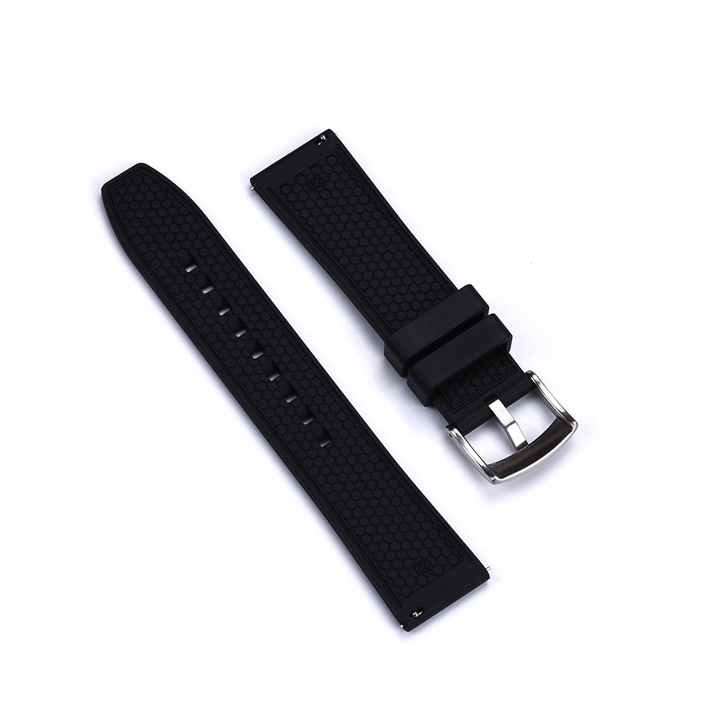 Halifax Watch Bands - Textured FKM Rubber Strap