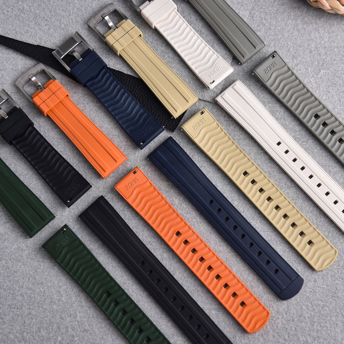 Halifax Watch Bands - Enduro HNBR Premium Rubber Strap