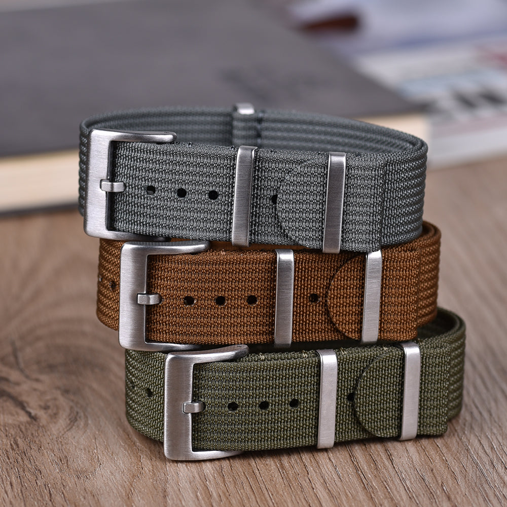 Halifax Watch Bands - Webbed Nylon NATO Strap