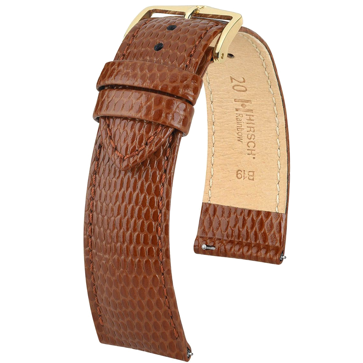 Hirsch lizard watch strap discount