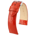 Hirsch CROCOGRAIN Crocodile Embossed Leather Watch Strap