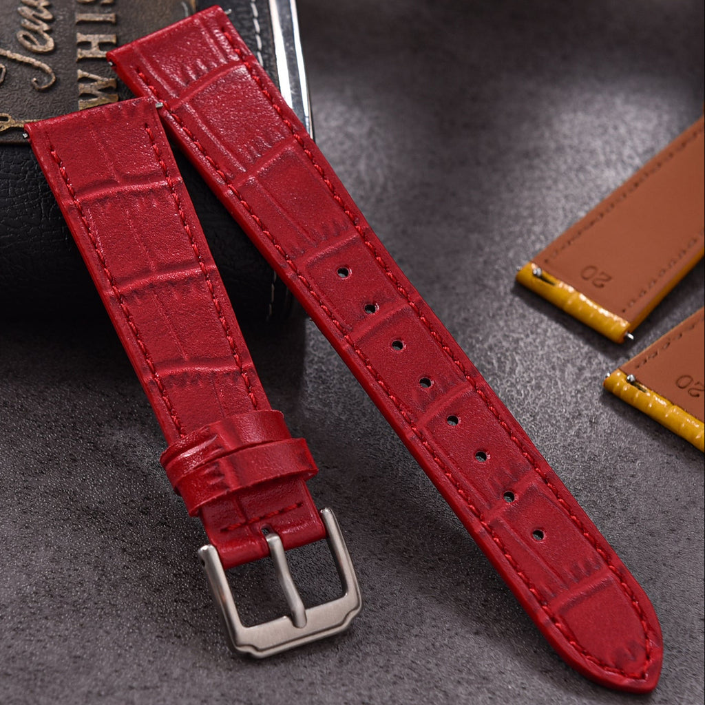 Halifax Watch Bands - Bamboo Embossed Leather