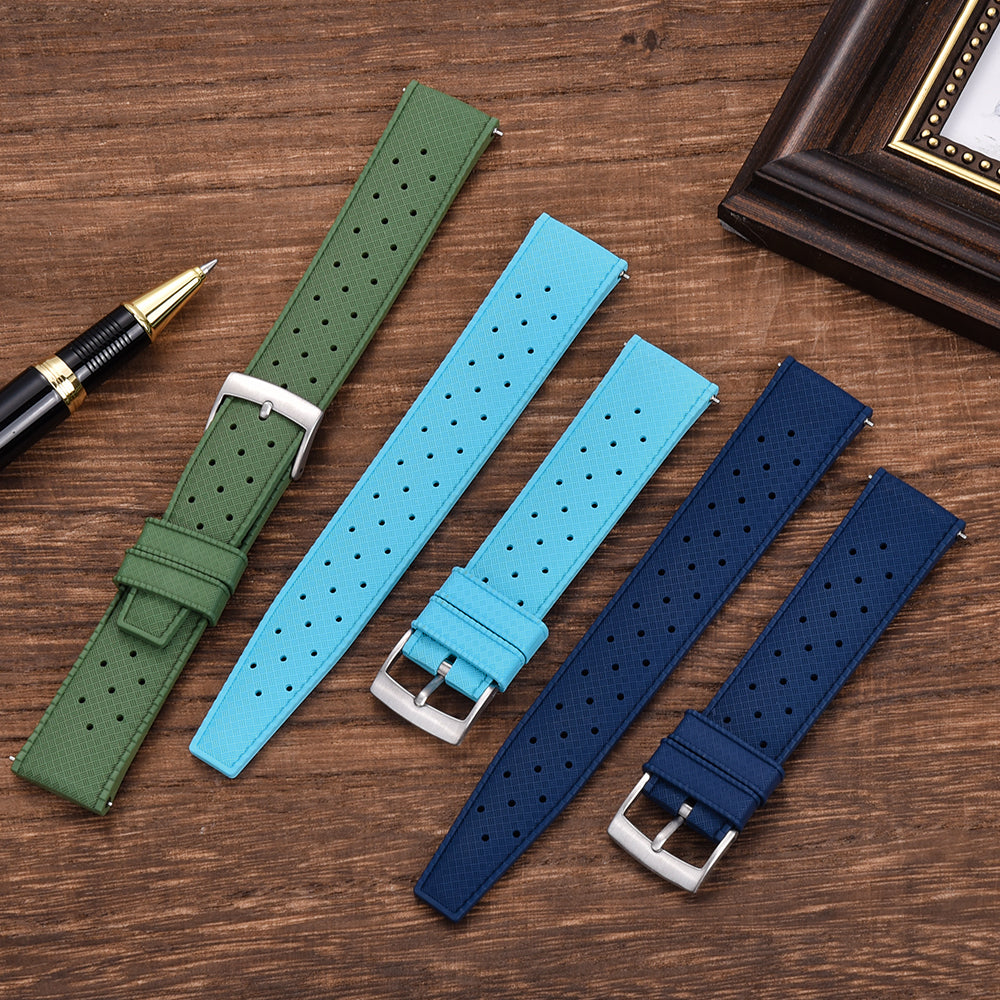 Halifax Watch Bands Classic Tropic FKM Rubber Strap