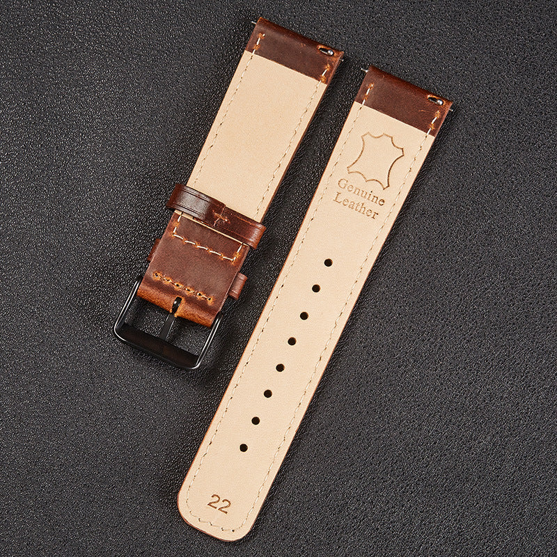 Halifax Watch Bands - Vintage Oil Waxed Leather