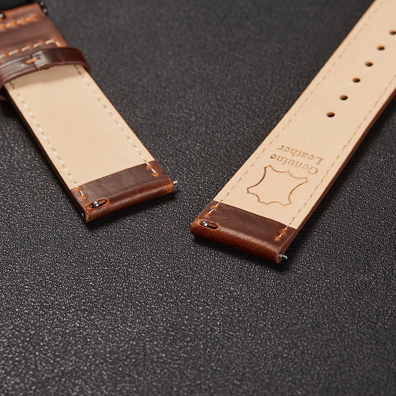 Halifax Watch Bands - Vintage Oil Waxed Leather