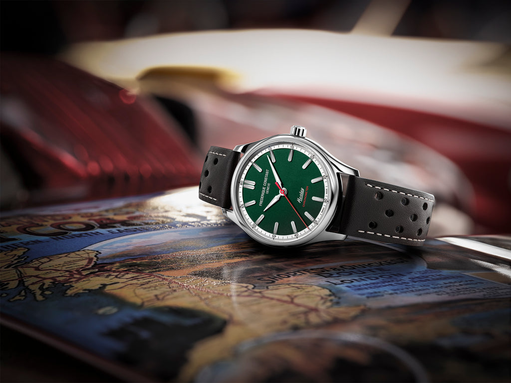 Green Dial Frederique Constant Vintage Rally Chronograph