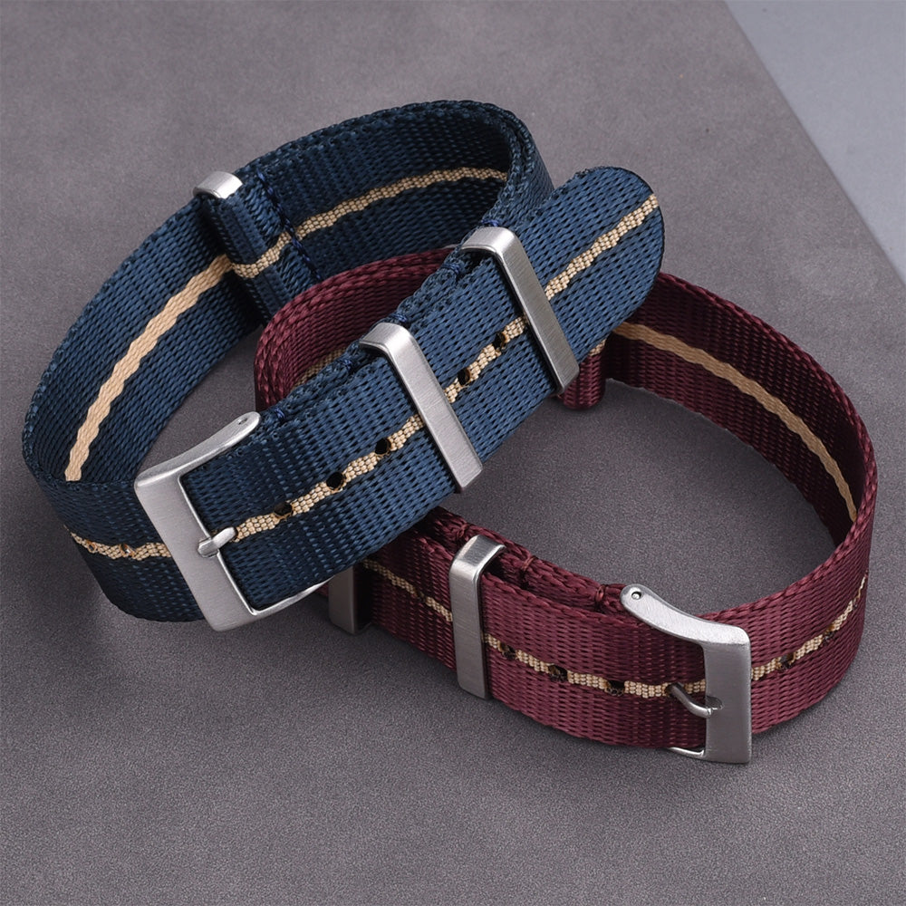 Halifax Watch Bands - Seat Belt Luxury NATO Strap