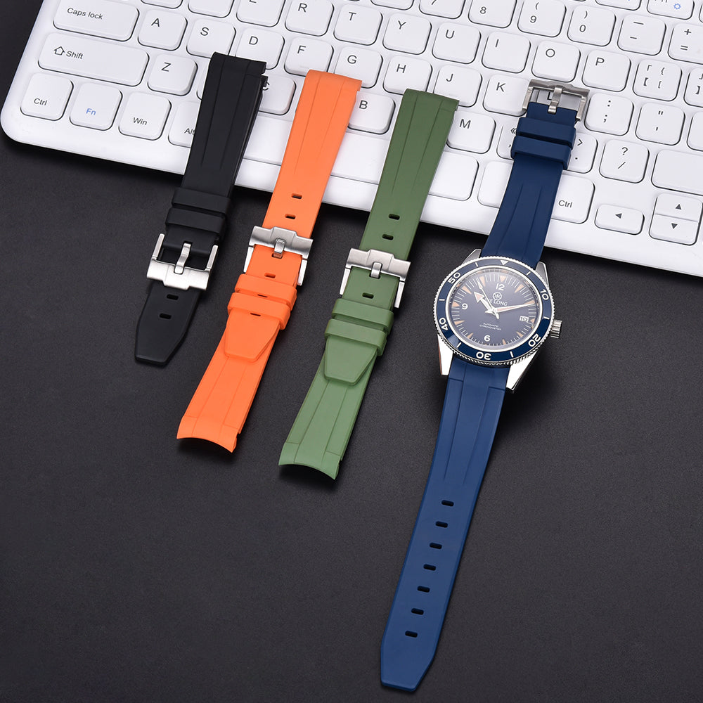 Halifax Watch Bands - Fitted FKM Rubber Strap