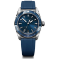 Victorinox Maverick 242094 39mm quartz watch with blue dial and blue rubber strap