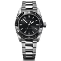 Victorinox Maverick 242097 39mm quartz watch with black dial and stainless-steel bracelet