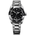 Victorinox Maverick 242105 39mm automatic watch with black dial and stainless-steel bracelet