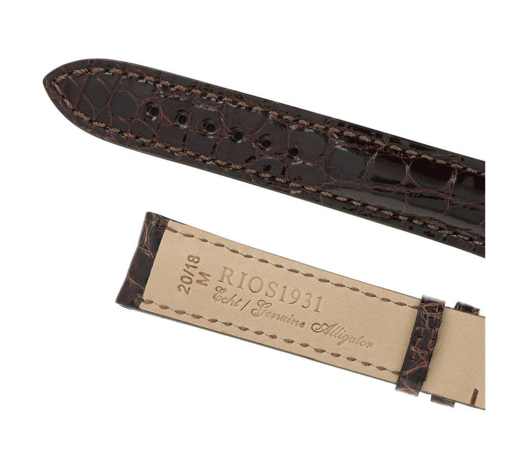 Rios 1931 Watchstrap - Heritage - Genuine Alligator Leather