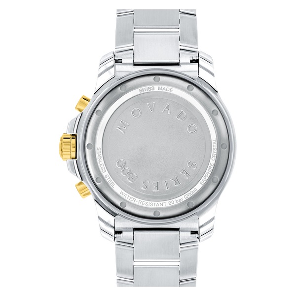 Movado Series 800 Chronograph -Stainless Steel with Black Dial 2600146