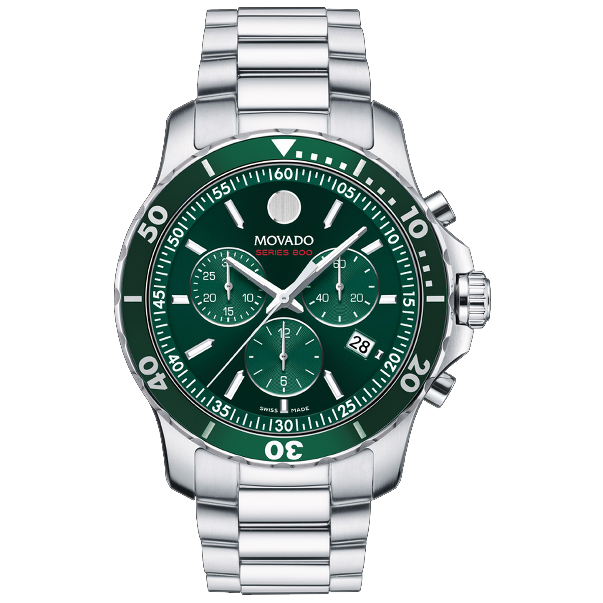 Green face movado clearance watch