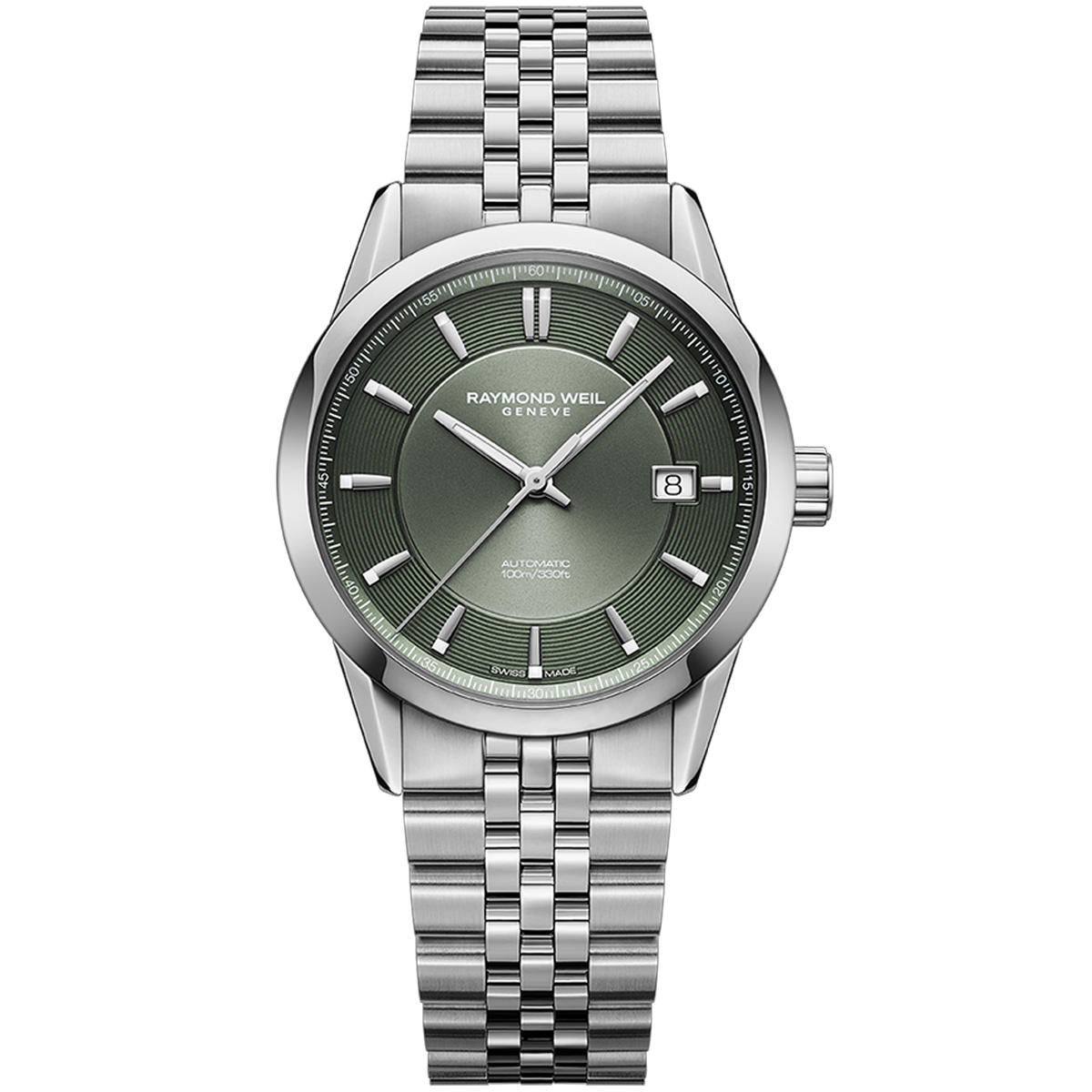 Raymond Weil FREELANCER 38mm - Olive Green